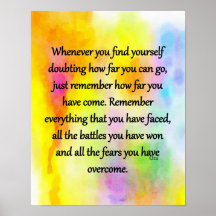 Poster, du kommst so weit