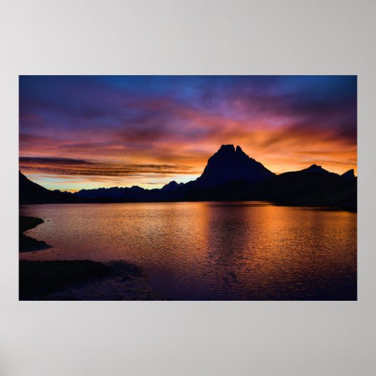 Poster du Pic du Midi d'Ossau au hebel du jour (Vorne)