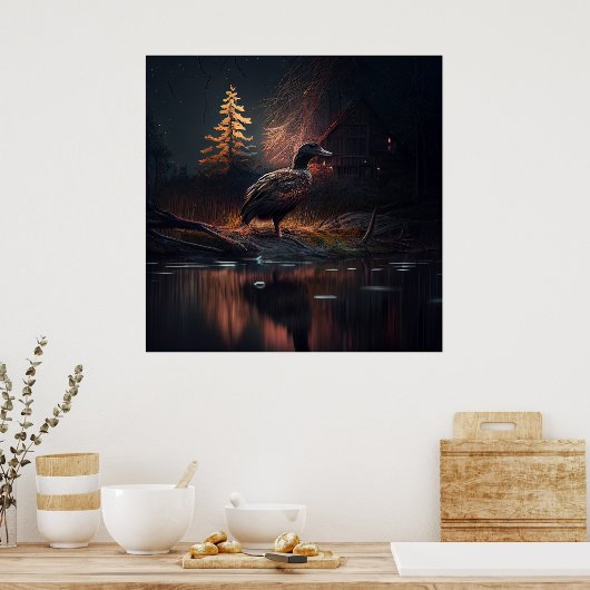 Poster Duck (Küche)