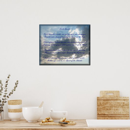 Poster "Earth Spirits" (Küche)