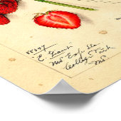 Poster - Eaton Early Riant Erdbeeren (Ecke)