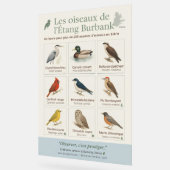 Poster éducatif – Les oiseaux de l’Étang Burbank ( (Winkel)