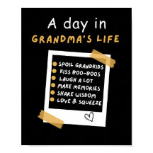 Poster - Ein Tag im Leben Oma