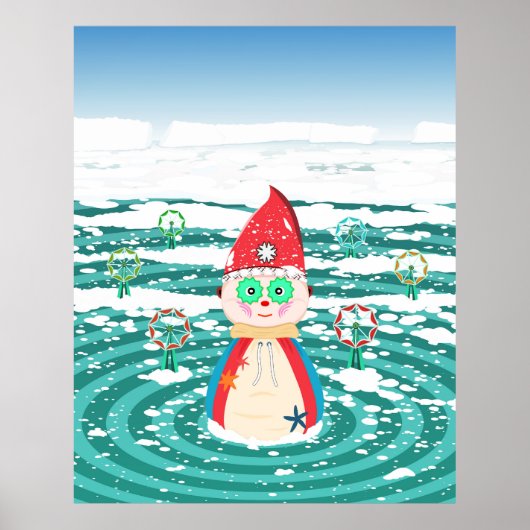 Poster Eine verspätete Weihnachtsillustrierung (Vorne)