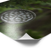Poster eines alten irischen Symbols (Ecke)