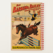 Poster eines auf Pferd Stehenden Mannes Notizblock (Rückseite)