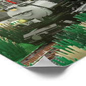 Poster eines Big Boy-Lokomotivenmodells (Ecke)