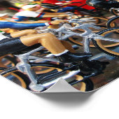 Poster eines Fensters zur Tour de France (Ecke)