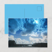 Poster eines Londoner Sky Postkarte (Vorne/Hinten)