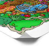 Poster eines Öko Lifestyle. (Ecke)