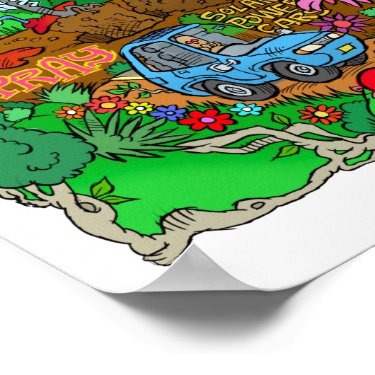 Poster eines Öko Lifestyle. (Ecke)