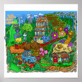 Poster eines Öko Lifestyle. (Vorne)