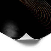 Póster elegante de mariposa abstracta poster (Ecke)