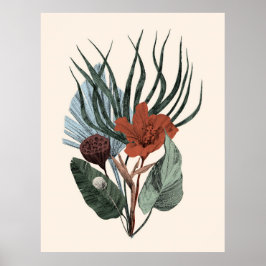 Poster Elegante Vintage Botanische Kunst