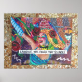 POSTER-EMBRACE DIE FREAK, DASS SIE SIND. POSTER (Vorne)