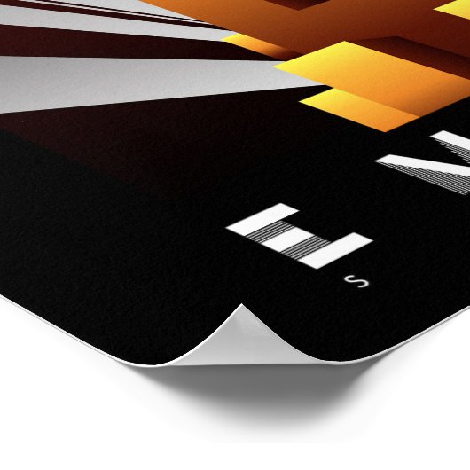 Poster - Empire State Gebäude Art Deco (Ecke)