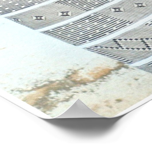 Poster, En Afrique, fünf Krieger Poster (Ecke)