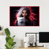 Poster Enchanting Grace (Heimbüro)