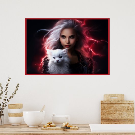 Poster Enchanting Grace (Küche)