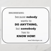 Poster - Engineering Know How (Vorderseite)