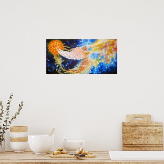 Poster Envolée Flamboyante (Küche)