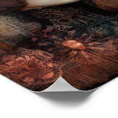 Poster Ephemera Viktorianisch Lady Gothic Butterfl (Ecke)