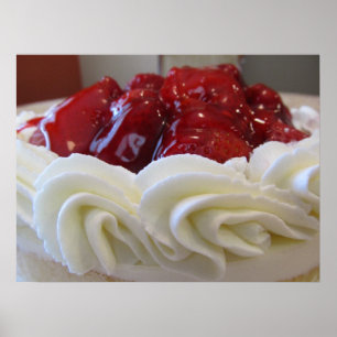 Poster — Erdbeerkuchen