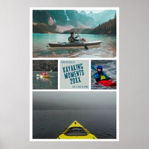 Poster Erstellen Sie Ihr eigenes Kayaking Foto