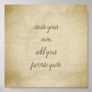 Poster erstellen Sie Ihre eigene bedrängte Textur