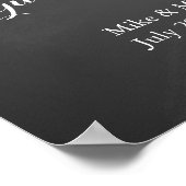 Poster Erstellen Sie Ihren eigenen Chalkboard-Druc (Ecke)