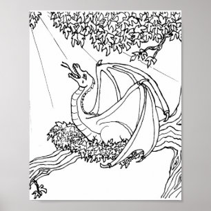 Poster - Erwachender Drache