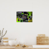 Poster Es dreht sich alles um Musik! (Küche)