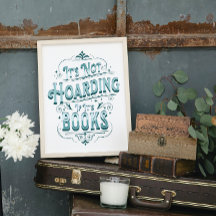 Poster "Es ist nicht abhorten, wenn es Bücher sind