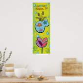 Poster - Es regnet Blume - Buellton.Art (Küche)