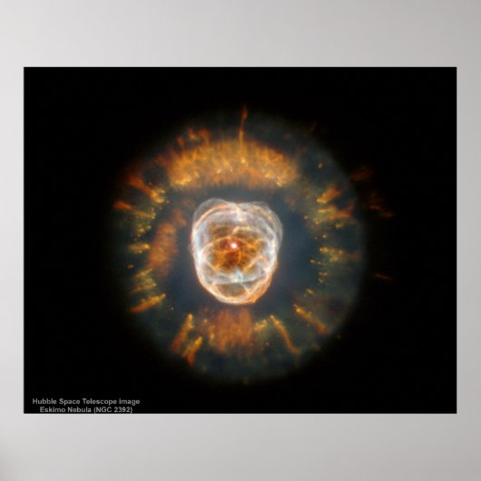 Poster Eskimo Nebula (NGC 2392) (Vorne)