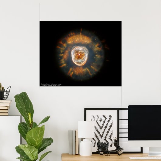 Poster Eskimo Nebula (NGC 2392) (Heimbüro)
