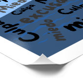 Poster espiritual superar miedo culpa excusas (Ecke)