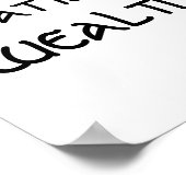 POSTER -ESSEN GESUNDHEITSSPASS 18 x 24" (Ecke)