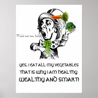 POSTER -ESSEN GESUNDHEITSSPASS 18 x 24"