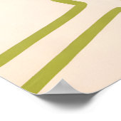 Poster Essen und Plaudern, Moderne Abstrakte Küche (Ecke)