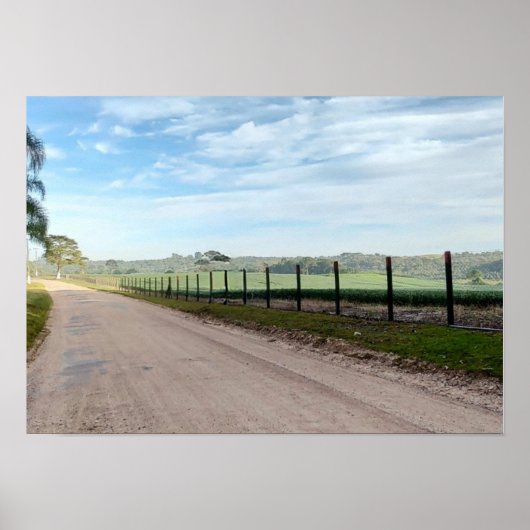 Poster Estrada Rural (Vorne)