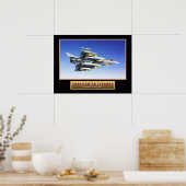 Poster "Eurofighter Typhoon" für Militärflugzeuge (Küche)