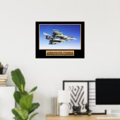 Poster "Eurofighter Typhoon" für Militärflugzeuge (Heimbüro)