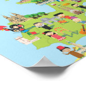 Poster - Europa Geographische Geschichtsschulen (Ecke)