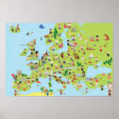 Poster - Europa Geographische Geschichtsschulen (Vorne)