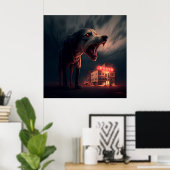 Poster Evil Dog (Heimbüro)