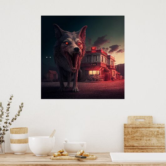 Poster Evil Dog (Küche)