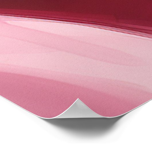 Poster Fabulous Mode Model Pink Bow (Ecke)