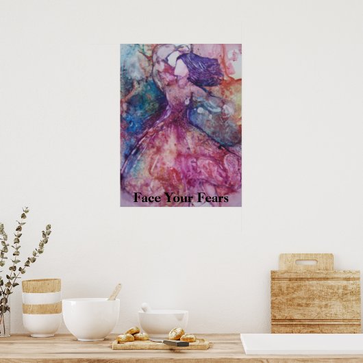 Poster "Face Your Feed" (Küche)