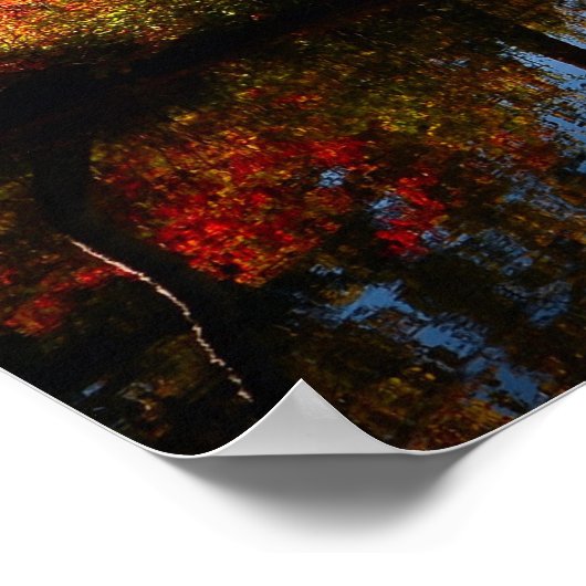 Poster Fall Lake (Ecke)